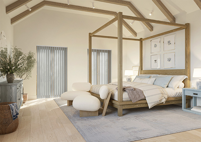 Solento (Blackout), Crisp Grey - Vertical Blind - Image 7